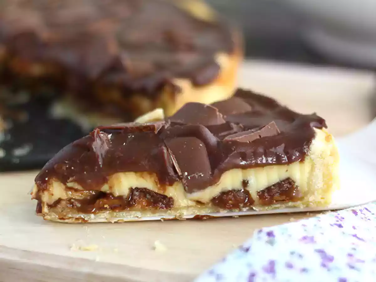 Tarta de crema, chocolate y Daims - foto 2