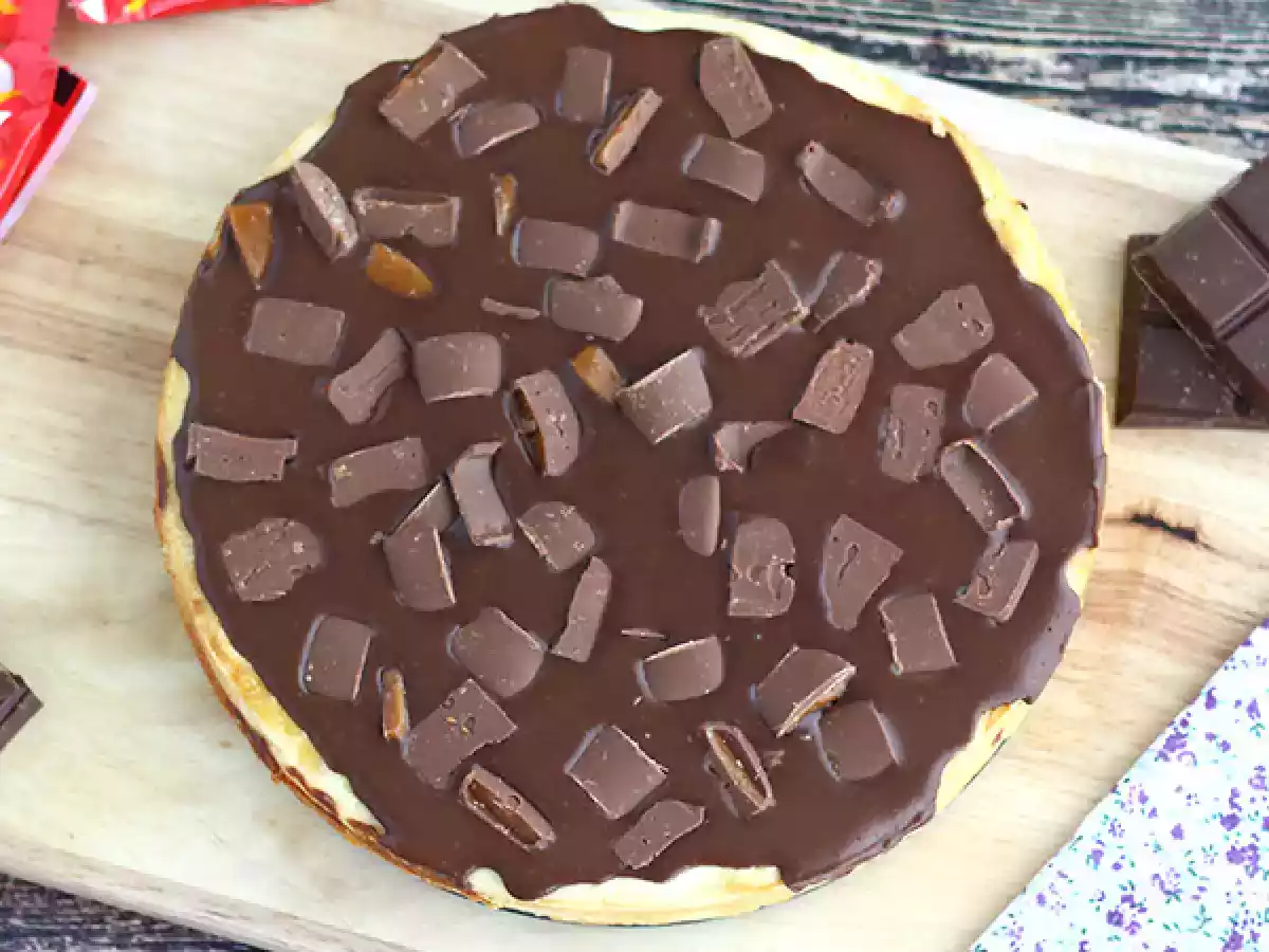 Tarta de crema, chocolate y Daims - foto 3