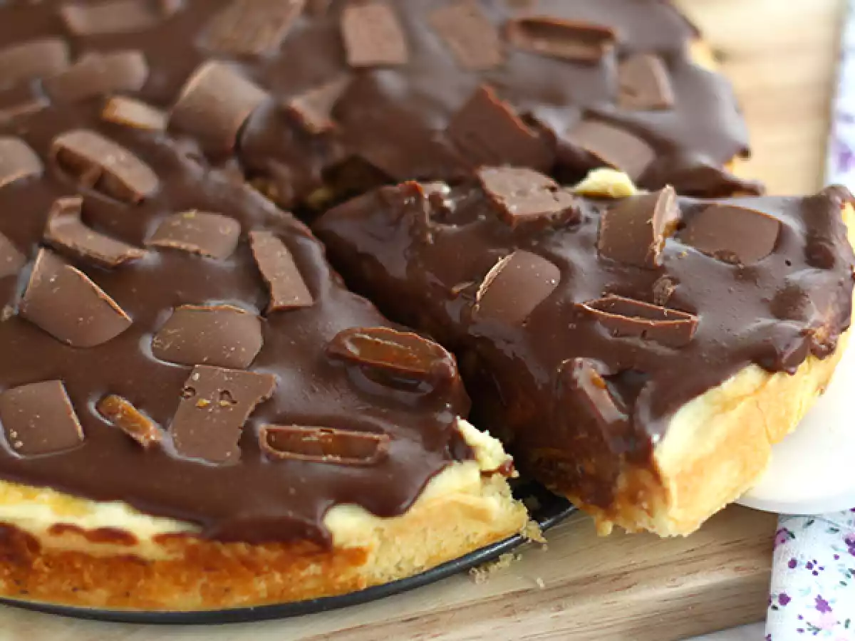 Tarta de crema, chocolate y Daims - foto 4