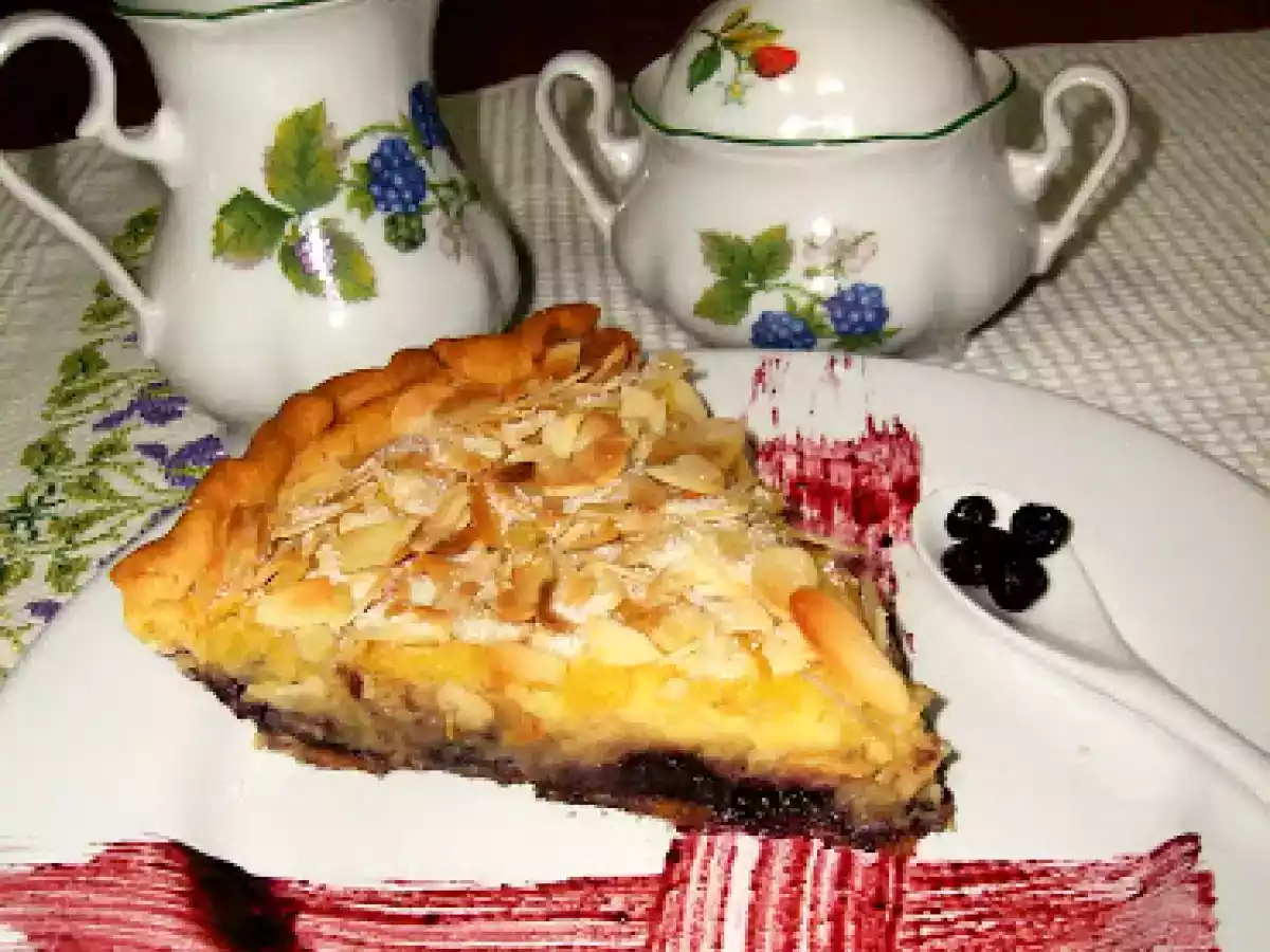 TARTA DE CREMA DE ALMENDRAS Y MERMELADA DE ARÁNDANOS - foto 13