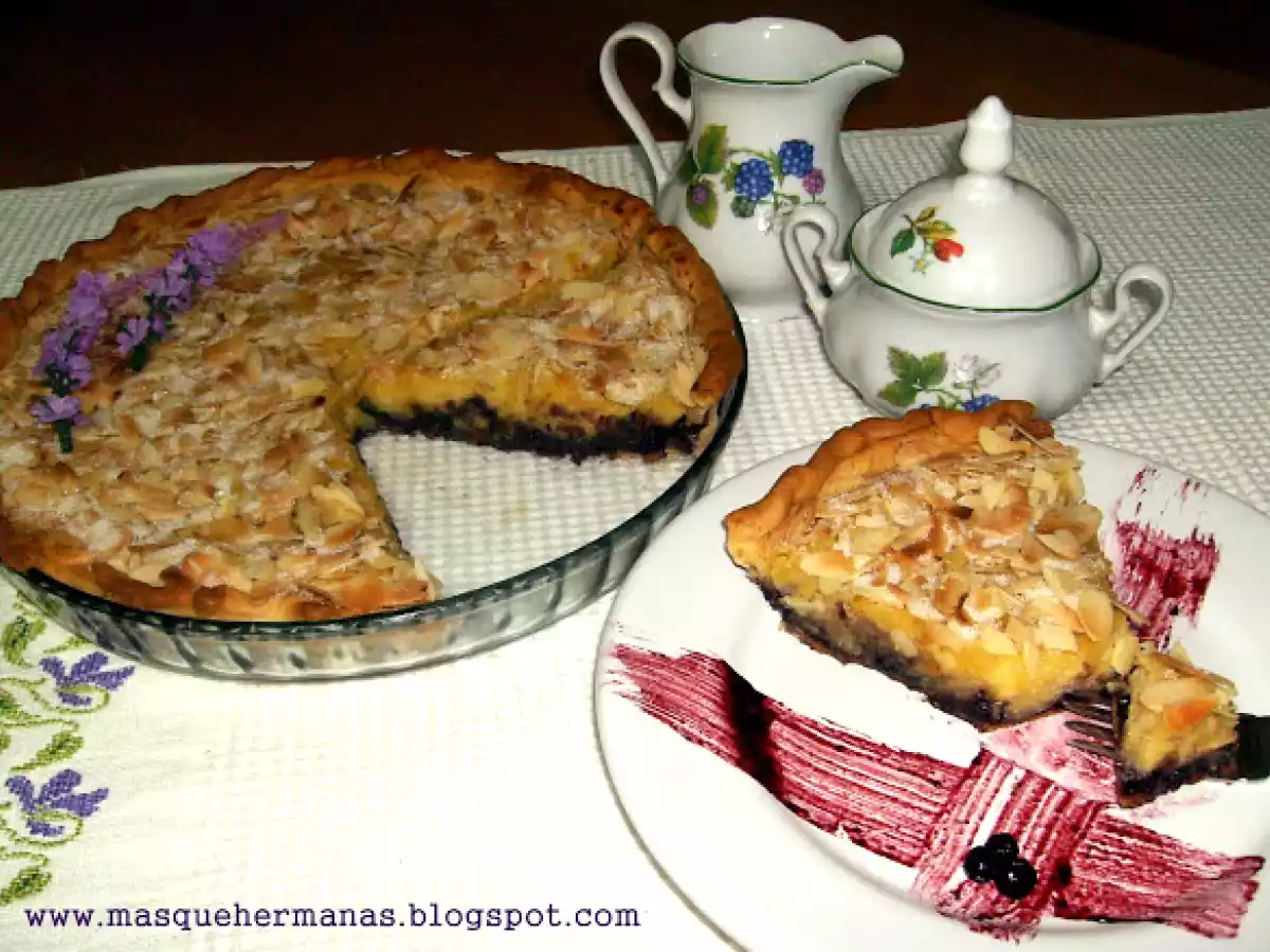 TARTA DE CREMA DE ALMENDRAS Y MERMELADA DE ARÁNDANOS - foto 14