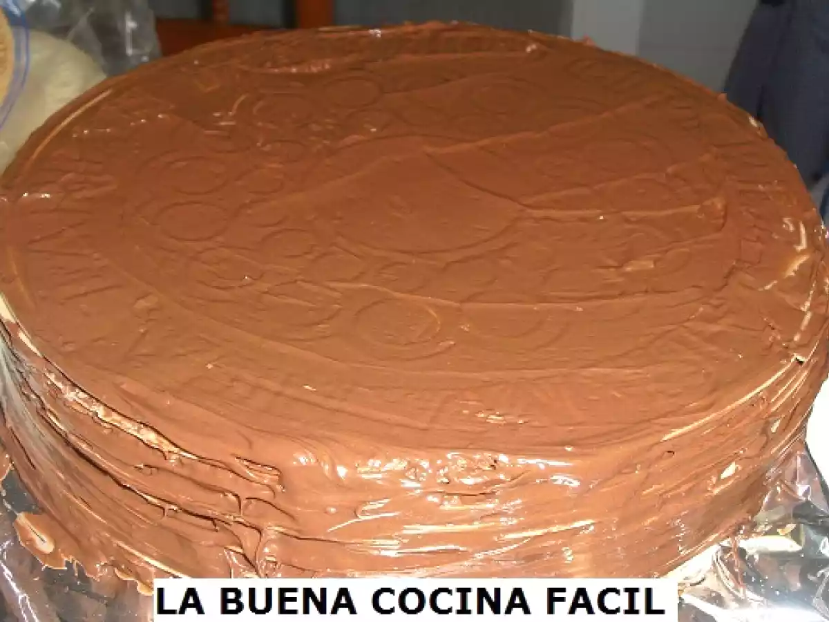TARTA DE CREMA DE CACAO