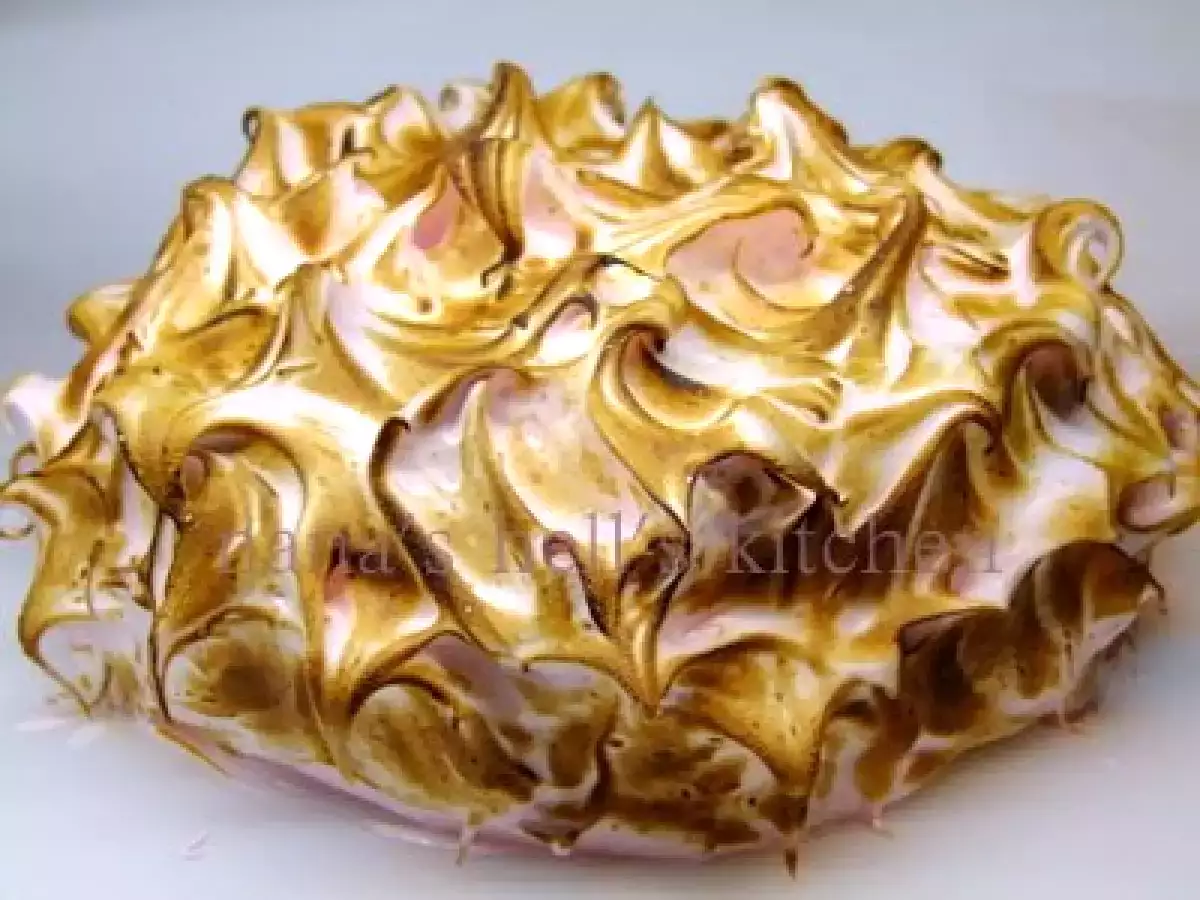 Tarta de crema de coco y merengue suizo - foto 2