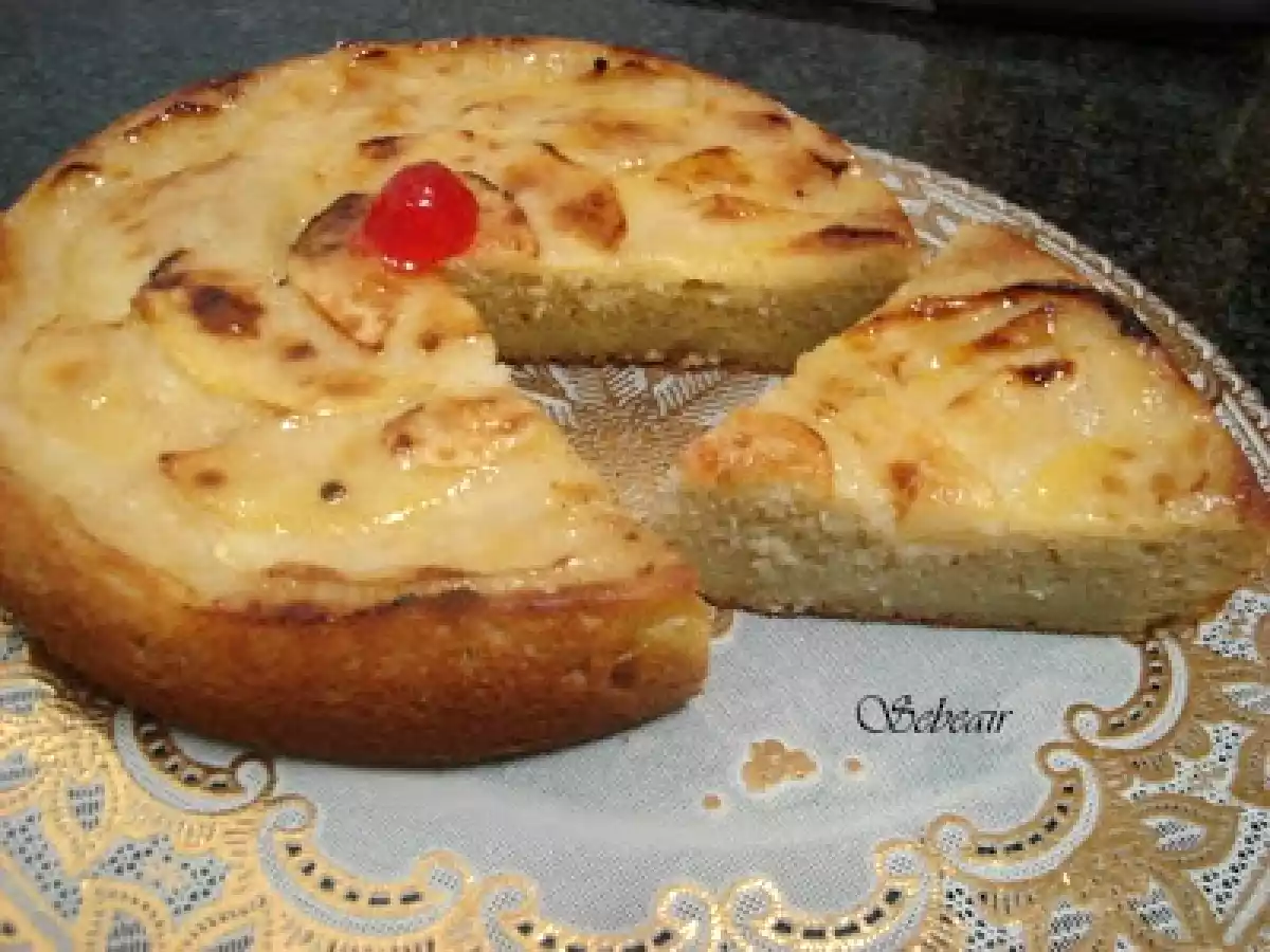 TARTA DE CREMA DE MANZANAS (thermomix y fussioncook) - foto 2