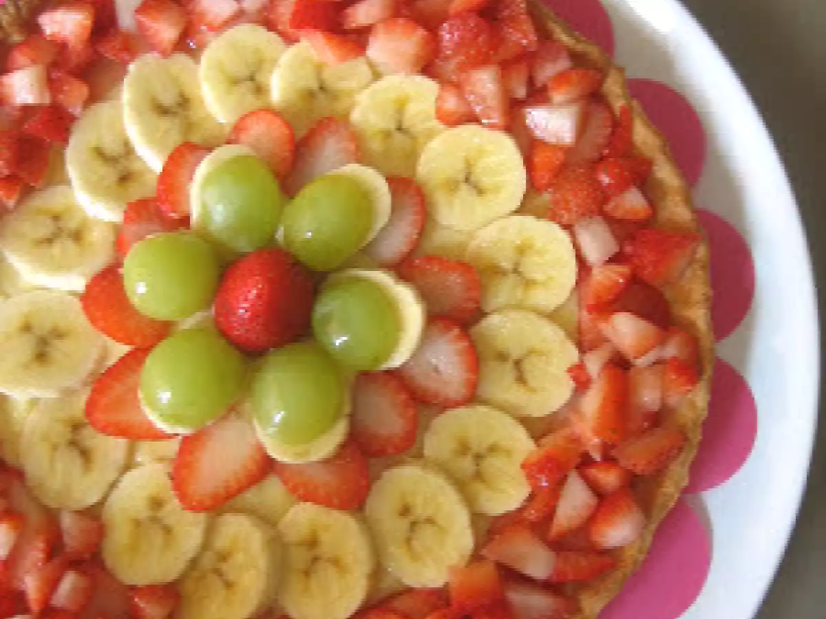 Tarta de crema pastelera y fruta - foto 4