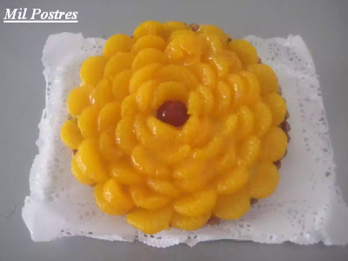 Tarta de crema y mandarinas - foto 2