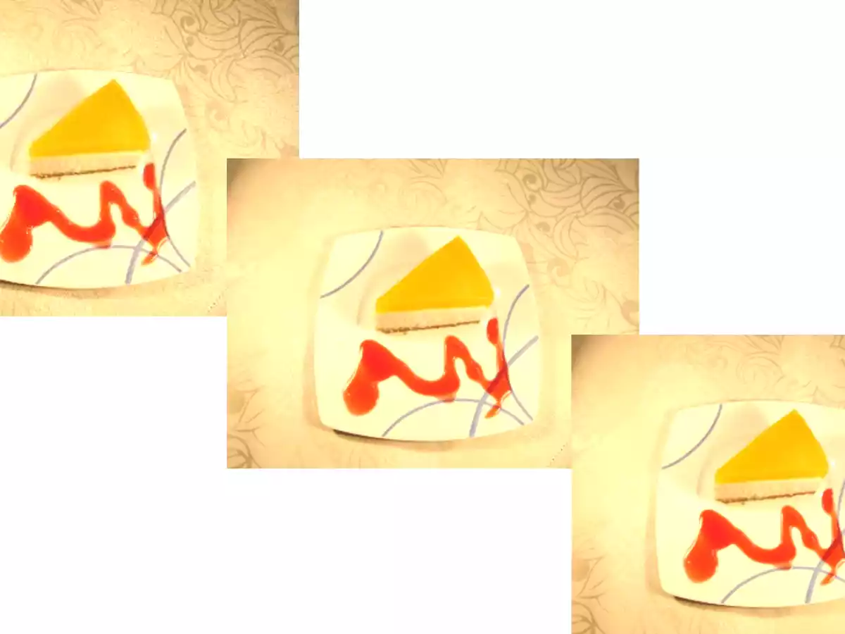 Tarta de cuajada, con mango y coco - foto 8