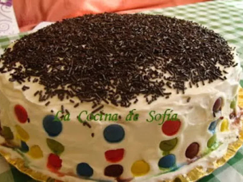 Tarta de cumpleaños Chocolate y Natillas, foto 1