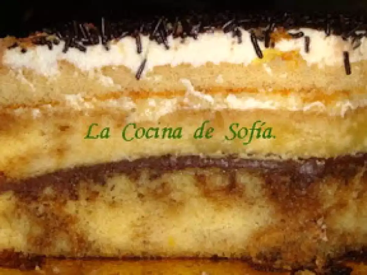 Tarta de cumpleaños Chocolate y Natillas - foto 2