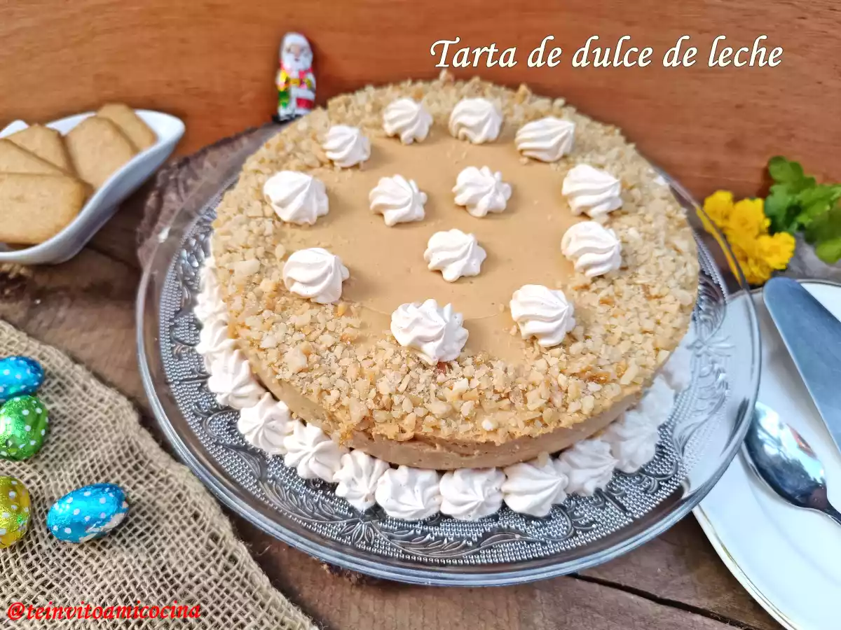 Tarta de dulce de leche sin horno - foto 2