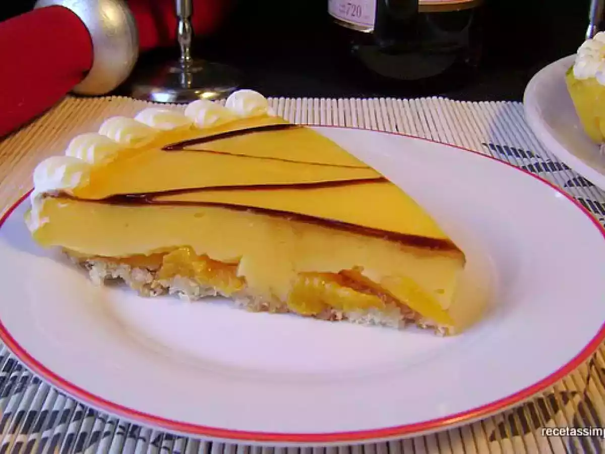 Tarta de durazno