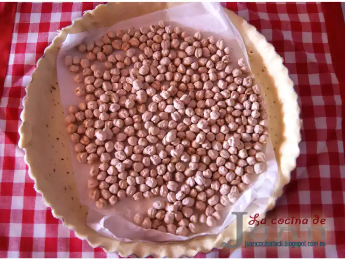 TARTA DE ESPARRAGOS Y QUESO DE CABRA