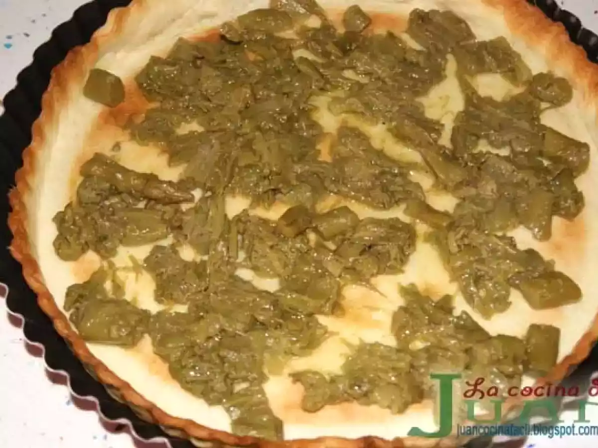 TARTA DE ESPARRAGOS Y QUESO DE CABRA - foto 5