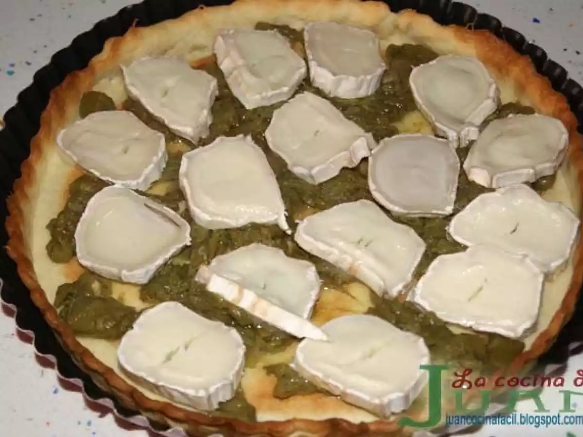 TARTA DE ESPARRAGOS Y QUESO DE CABRA - foto 6