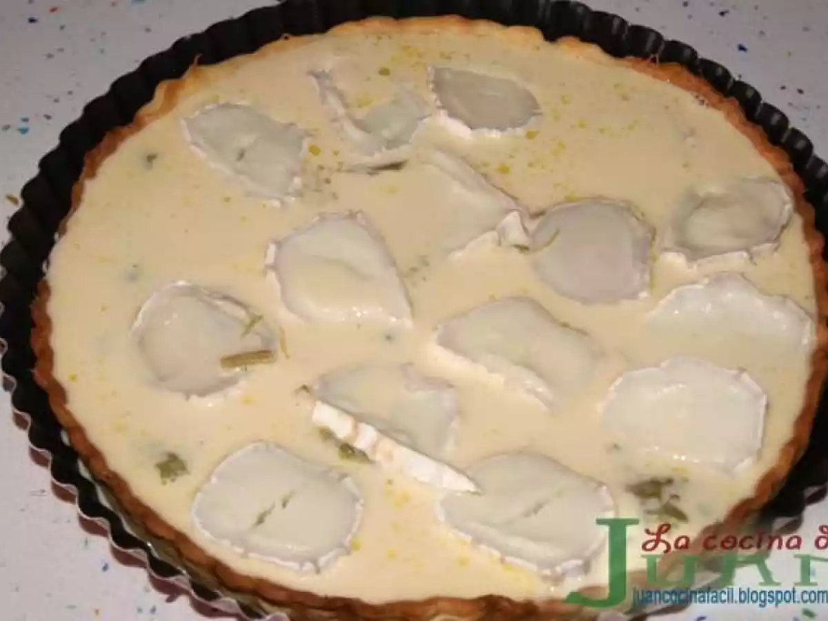 TARTA DE ESPARRAGOS Y QUESO DE CABRA - foto 7