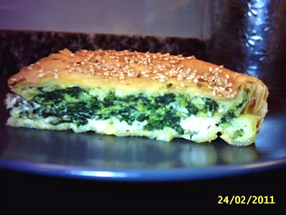 Tarta de espinacas y queso feta - foto 3