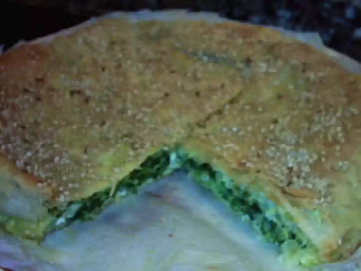 Tarta de espinacas y queso feta - foto 4