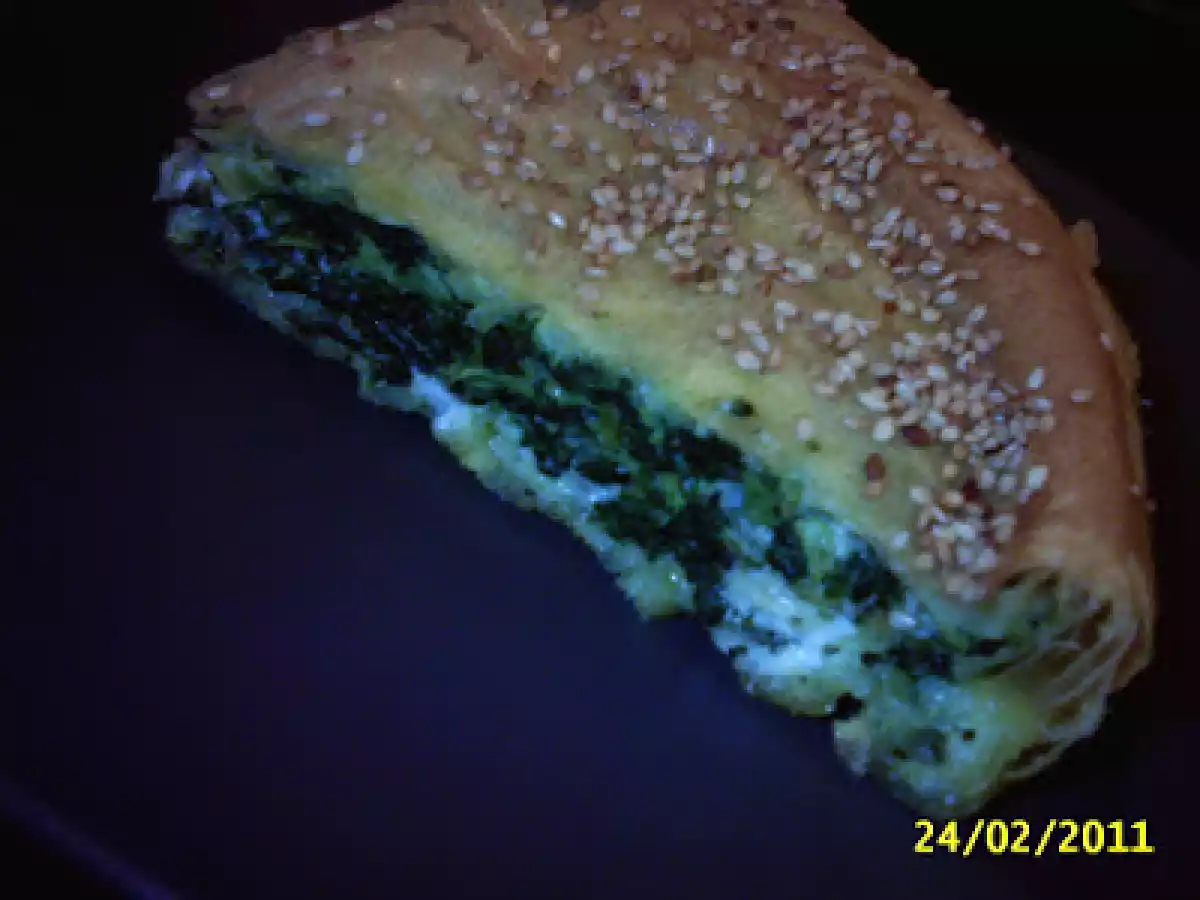 Tarta de espinacas y queso feta - foto 5