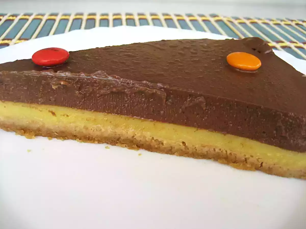 Tarta de flan y chocolate - foto 2