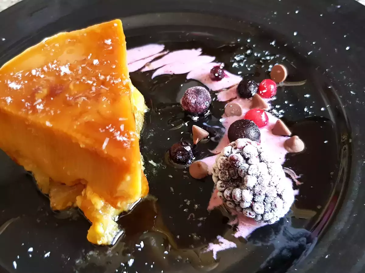 Tarta de flan y piña - foto 3