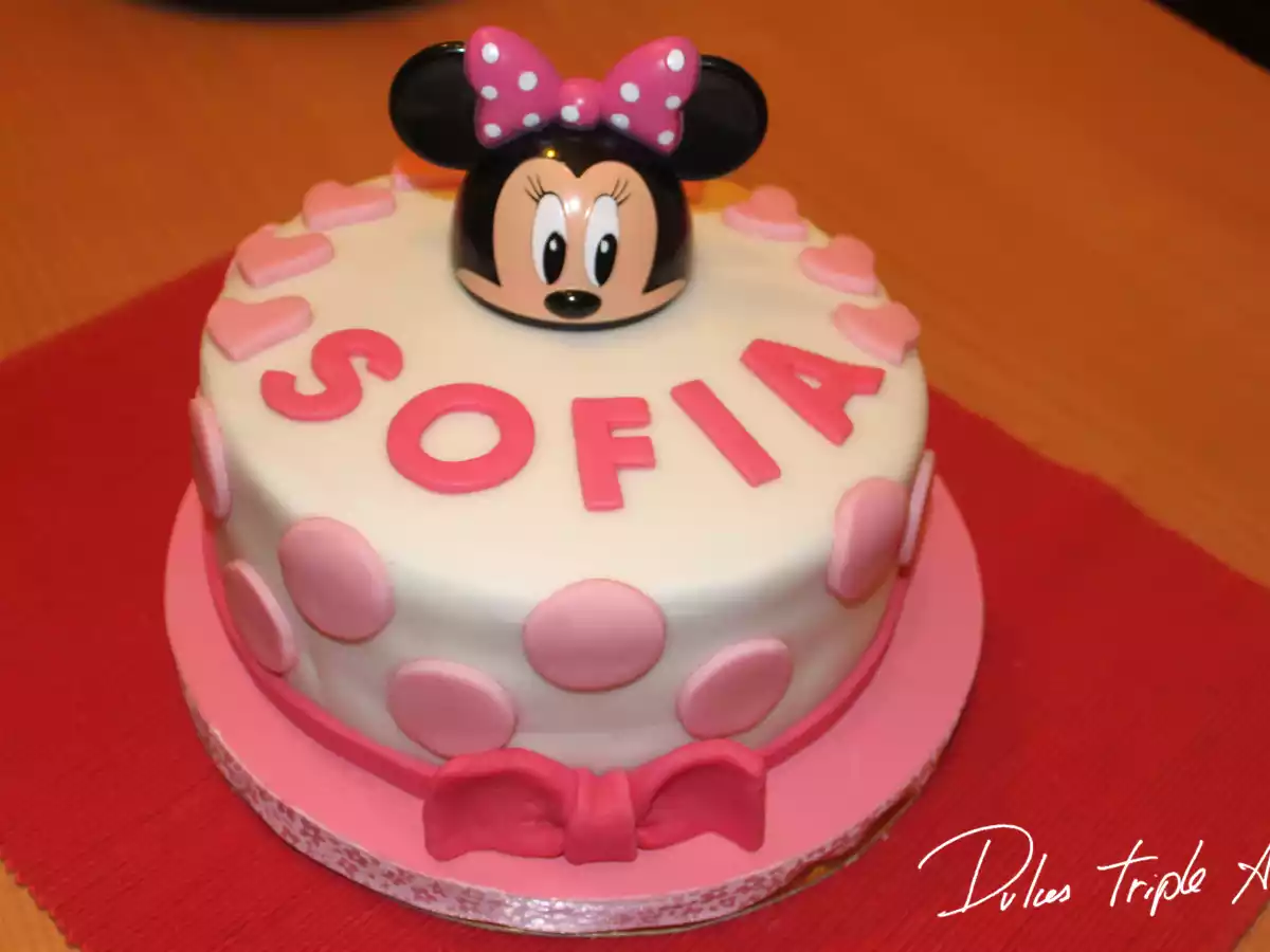 Tarta de Fondant de Minnie
