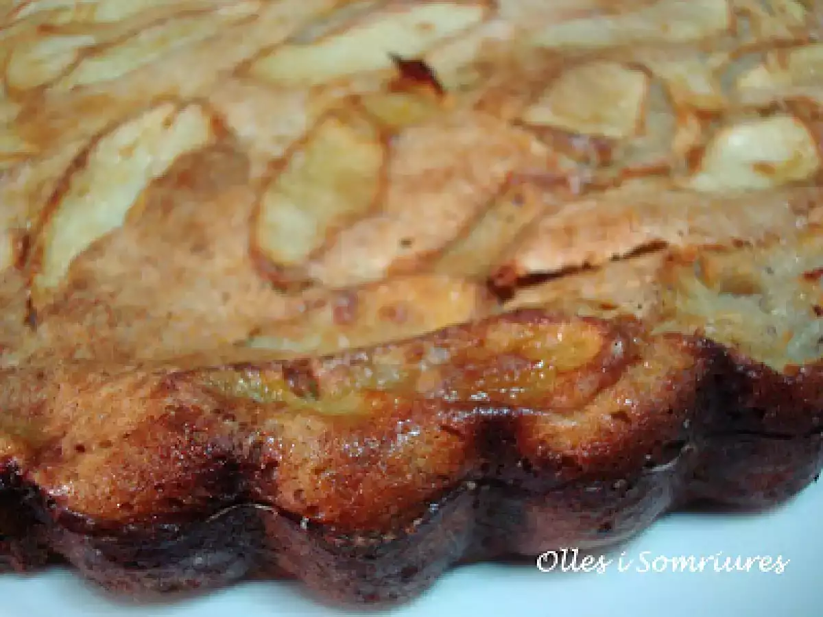 Tarta de formatge fresc i poma - foto 4