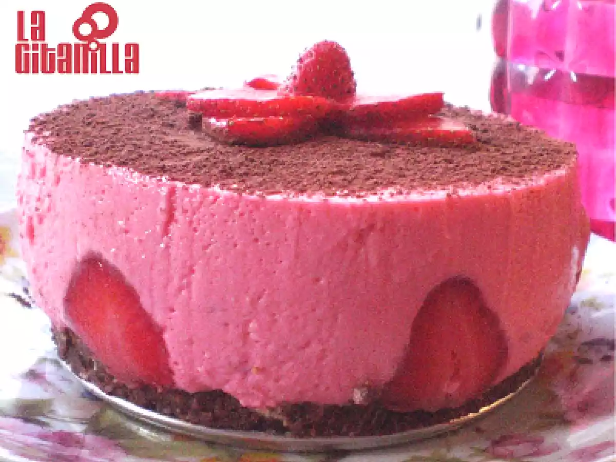 Tarta de fresas con chocolate - foto 2