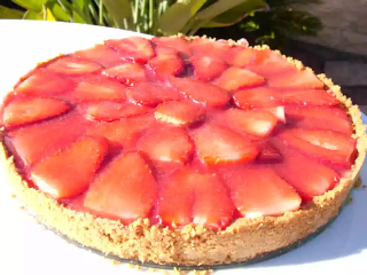 TARTA DE FRESAS LIGHT