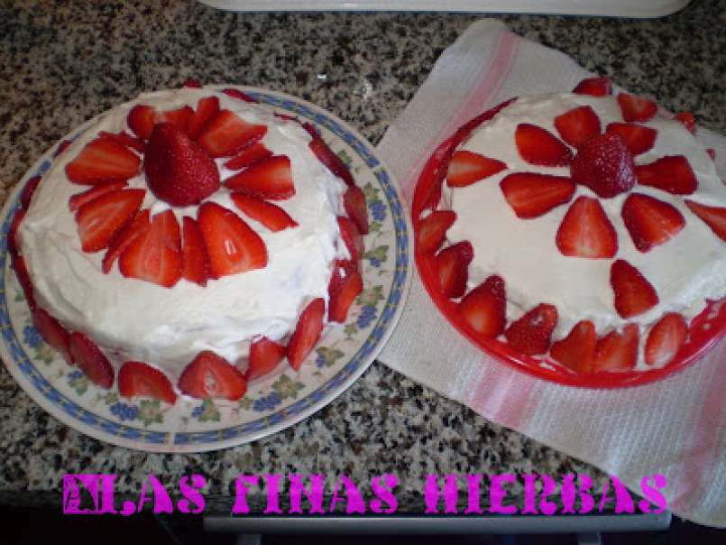 Tarta de fresas y nata - foto 3