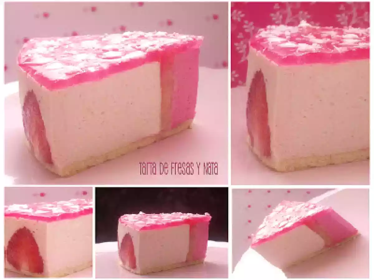 Tarta de fresas y nata - foto 2