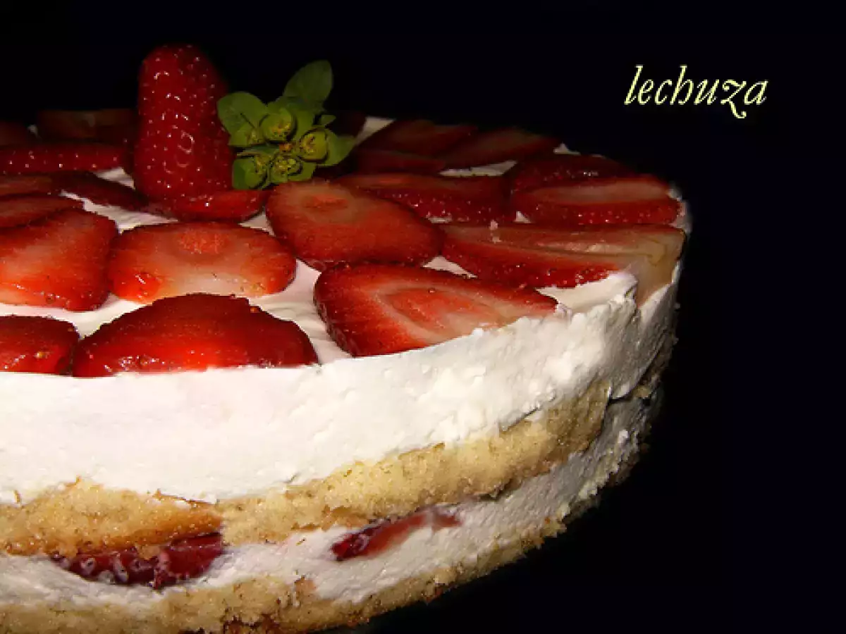 Tarta de fresas y queso - foto 9