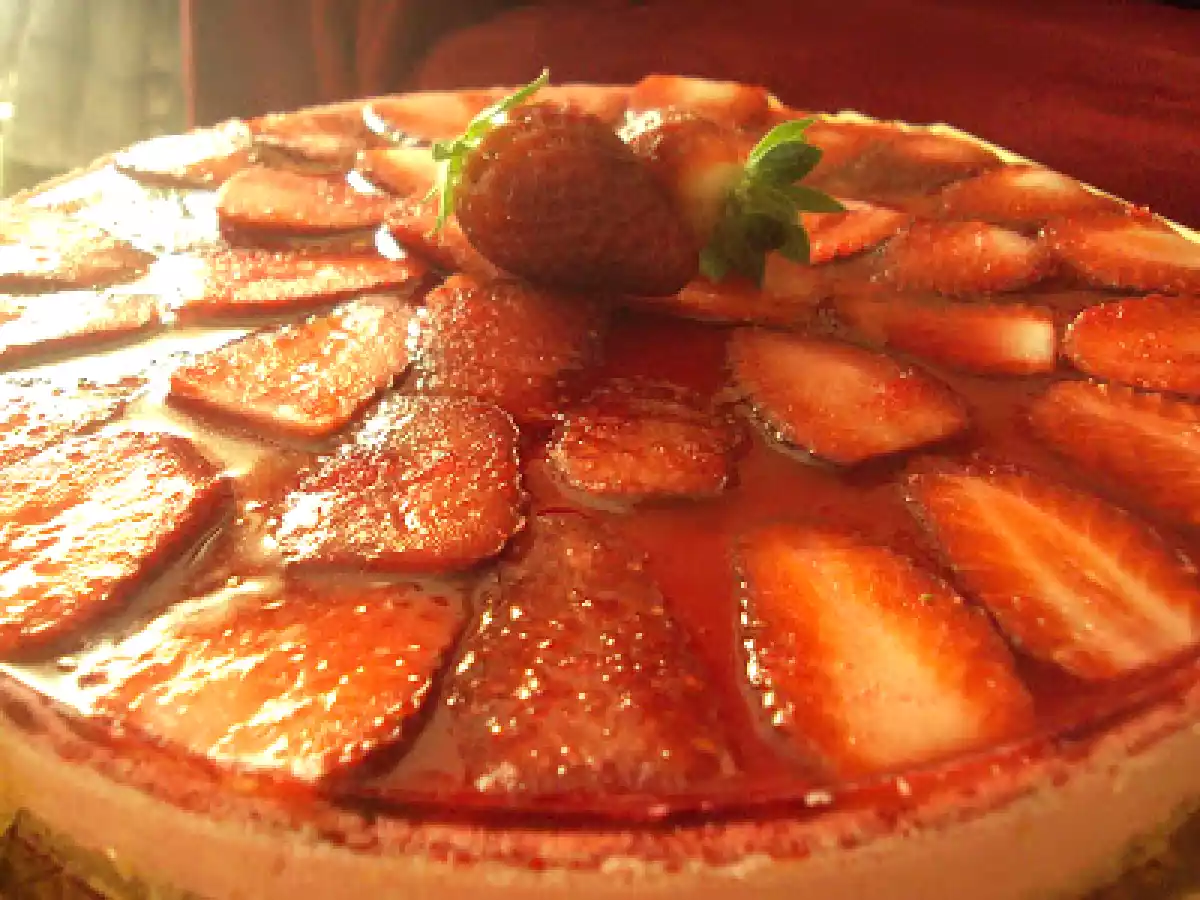 TARTA DE FRESAS Y QUESO - foto 3