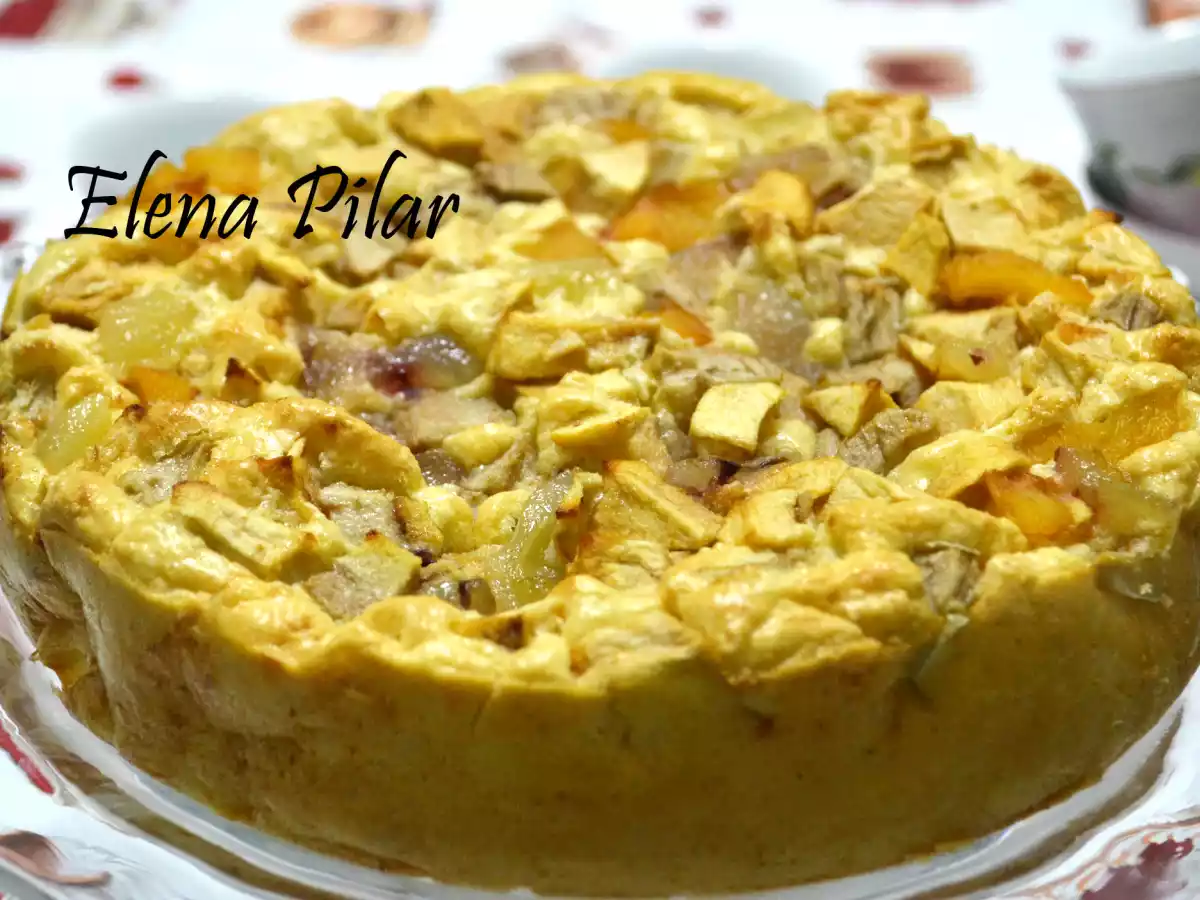 Tarta de frutas de temporada (sin azúcar)