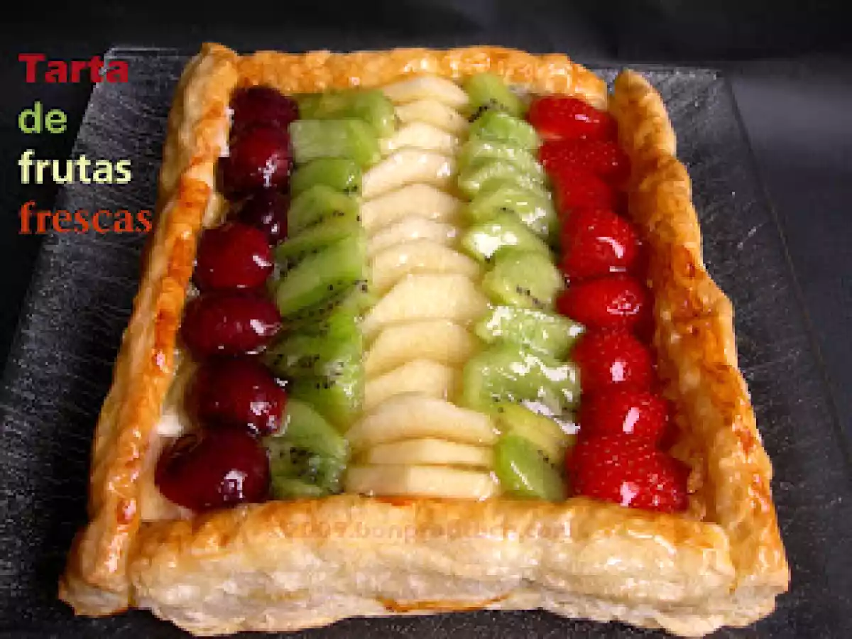 Tarta de frutas frescas