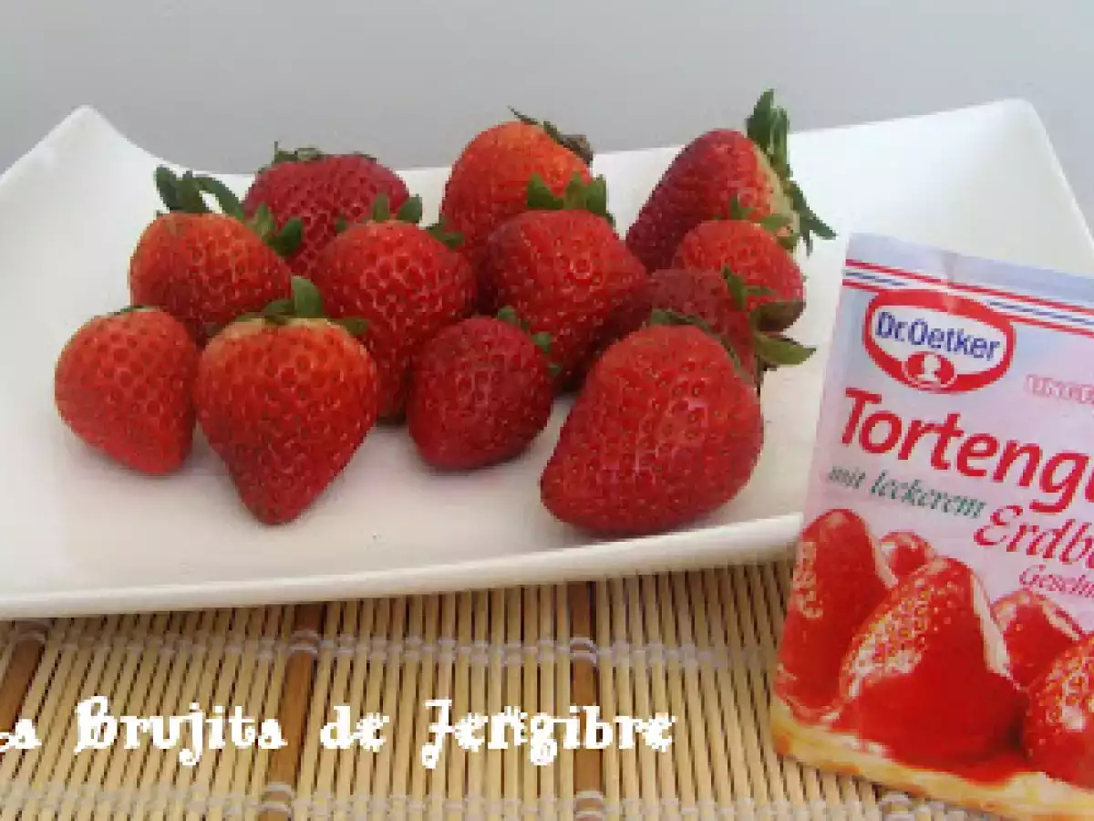 TARTA DE FRUTILLAS CON CREMA DE ALMENDRAS...UN SABOR INIGUALABLE! - foto 12