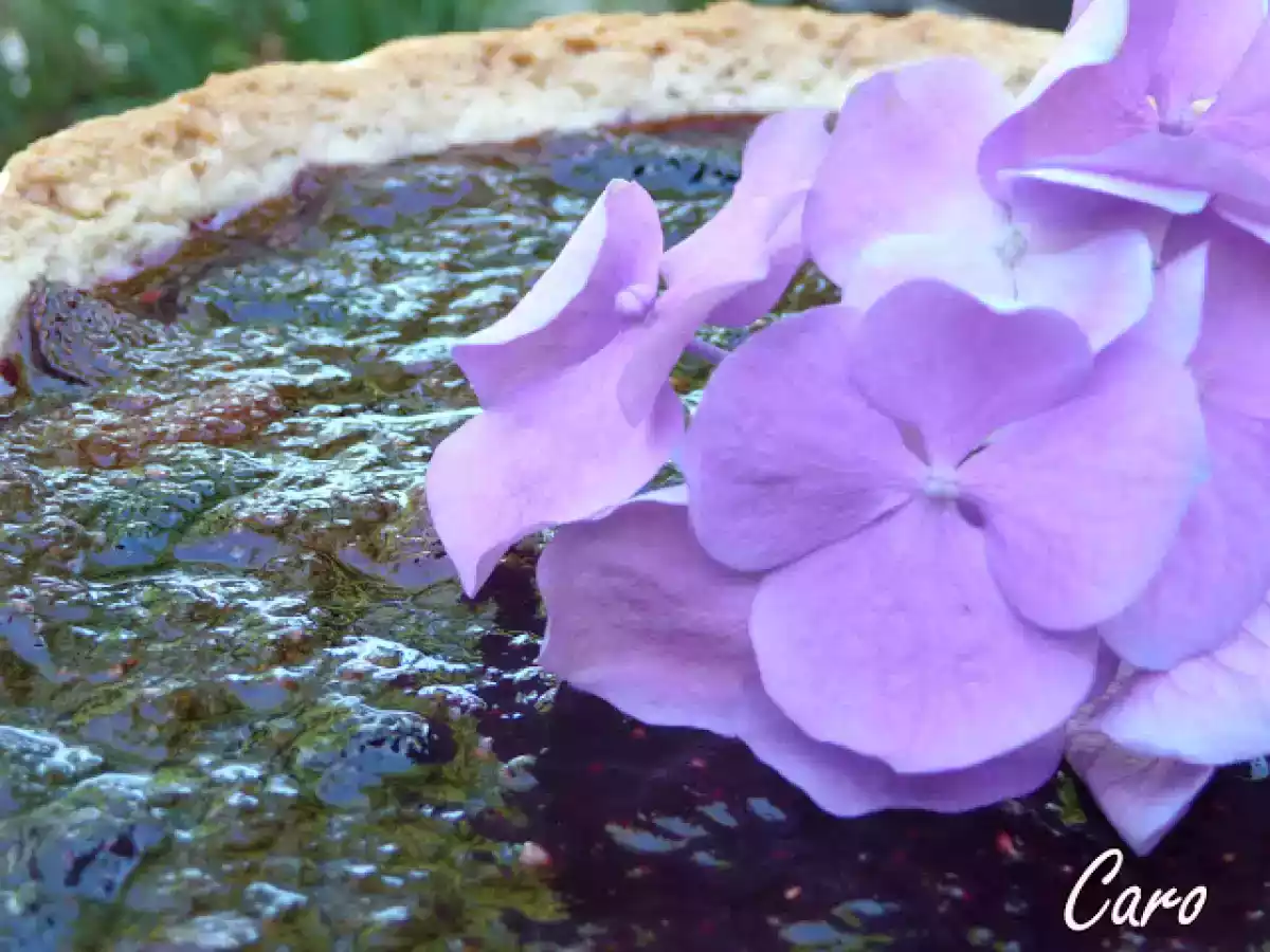 Tarta de frutillas y moras