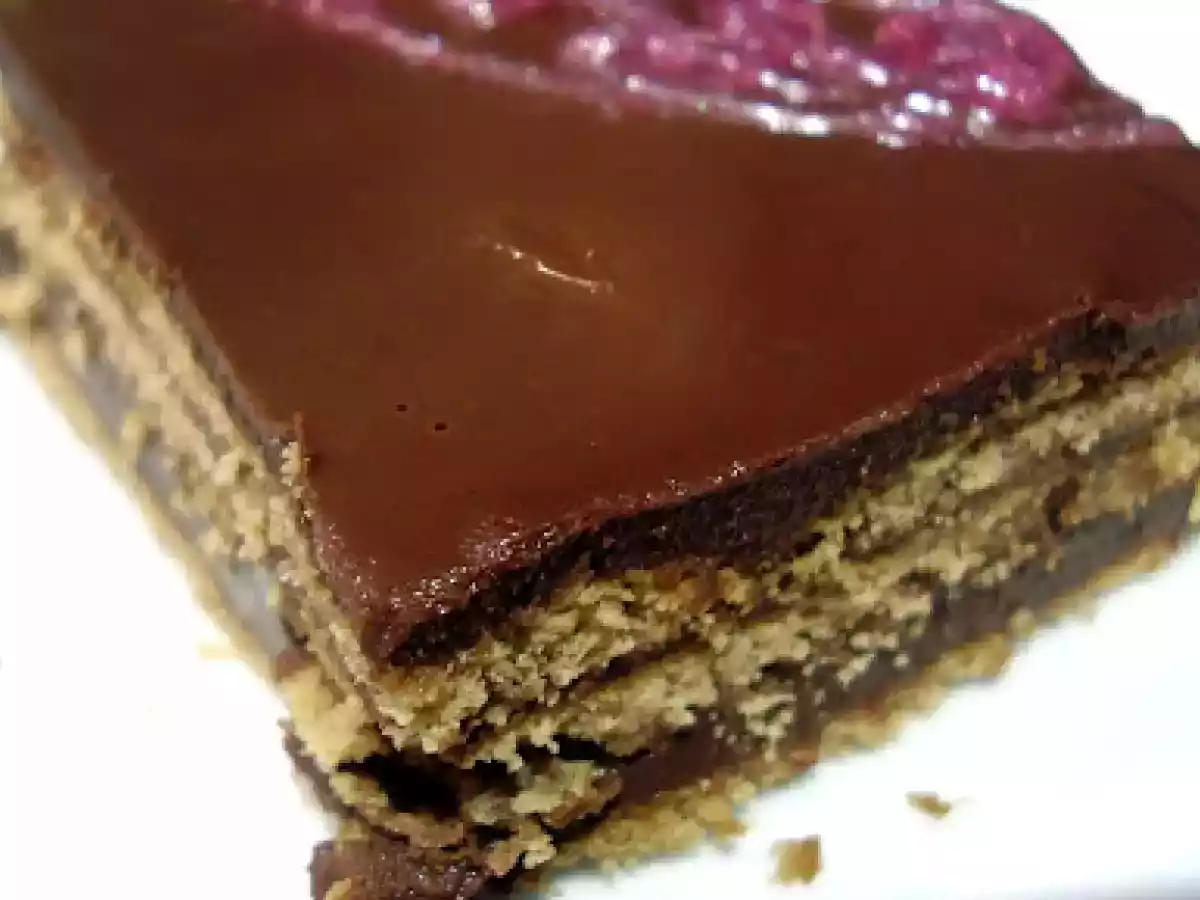 Tarta de galleta y choco light-(DIABETICOS)