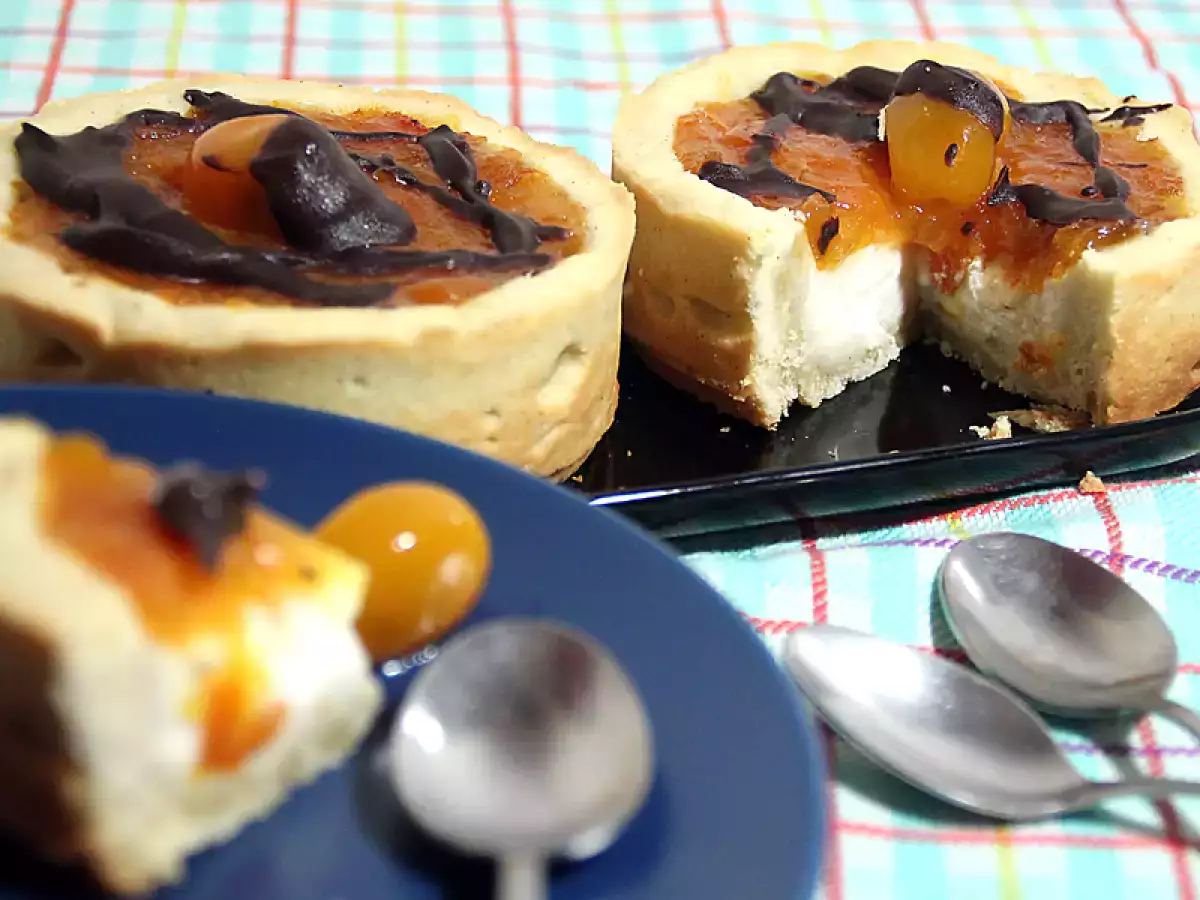 Tarta de galleta y queso con quinotos al whisky - foto 3