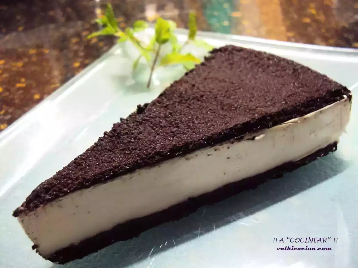 Tarta de galletas Oreo