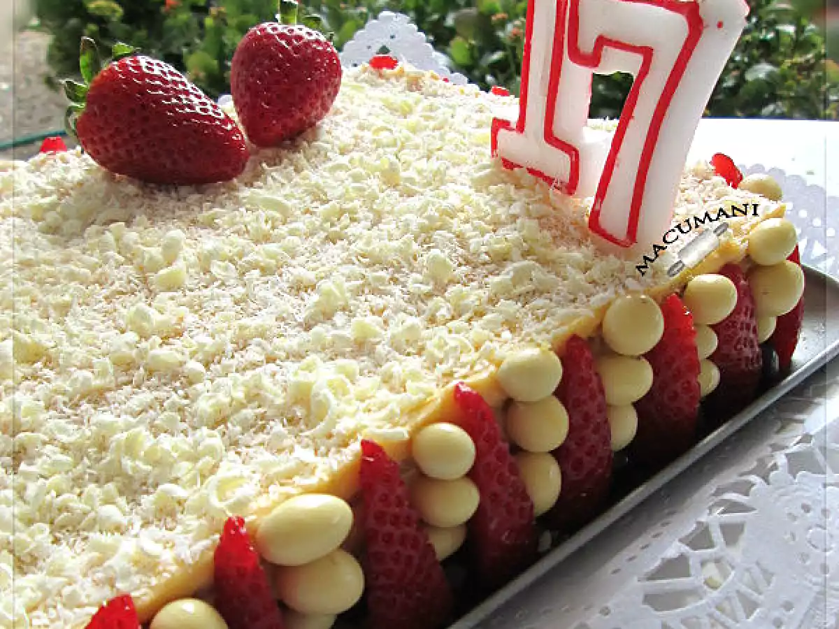 Tarta de galletas para cumpleanos