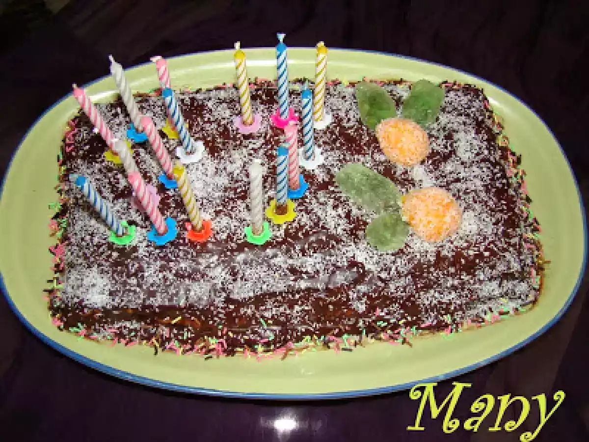 TARTA DE GALLETAS Y CHOCOLATE DE TODA LA VIDA