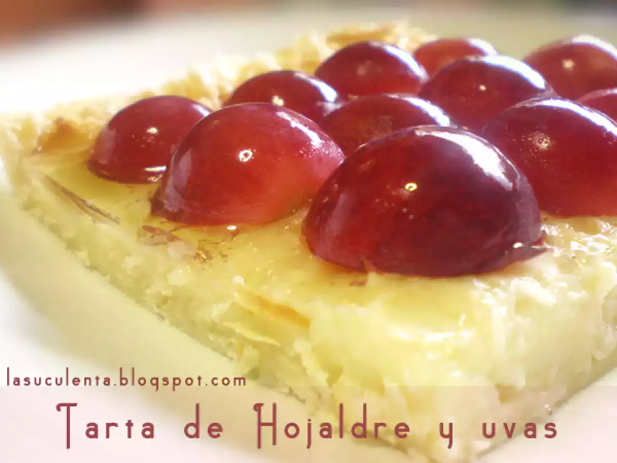 Tarta de hojaldre y uvas - foto 2