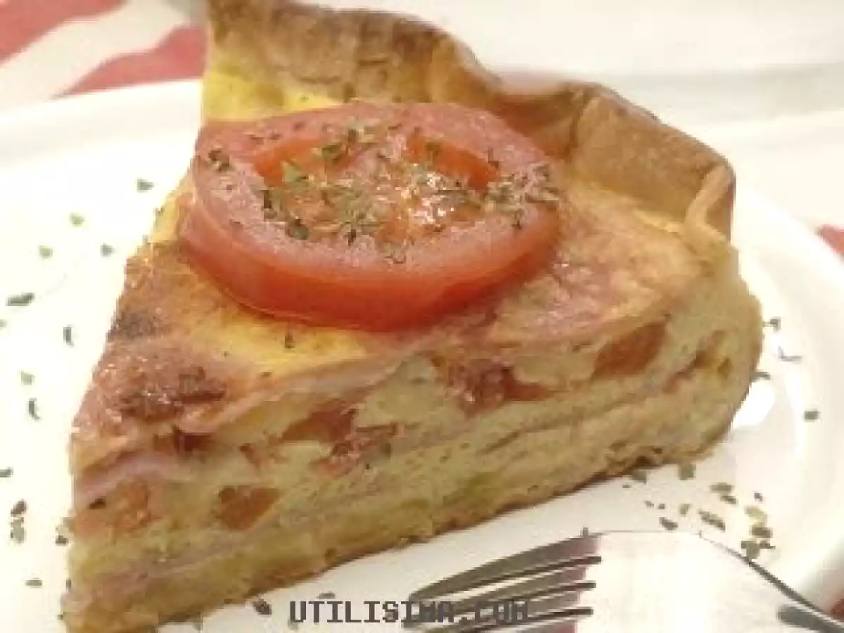 Tarta de Jamón y Queso