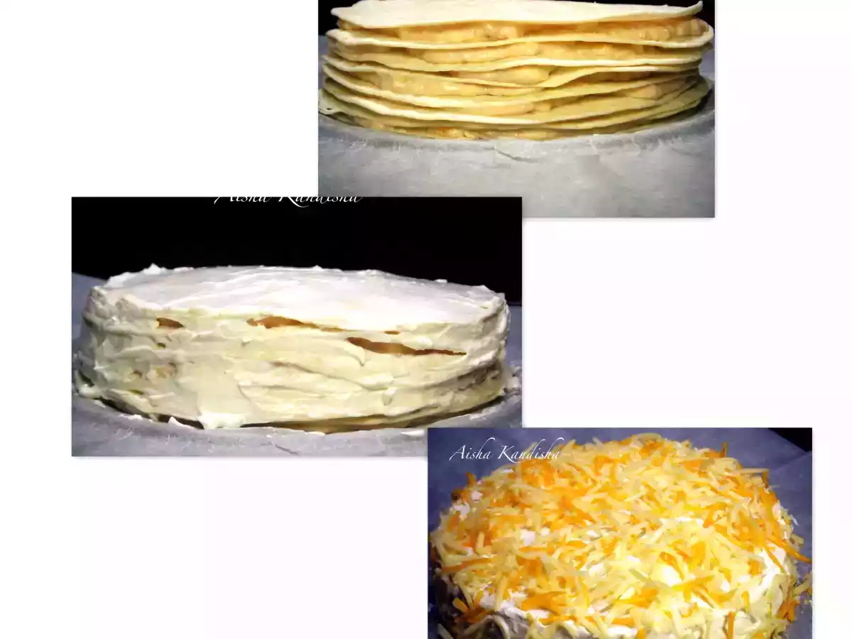 Tarta de jamón y queso - foto 2