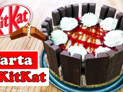 Tarta de KitKat sin horno y grenetina