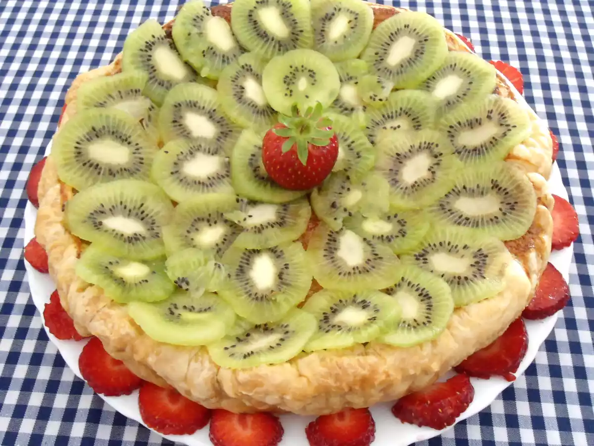 Tarta de kiwi