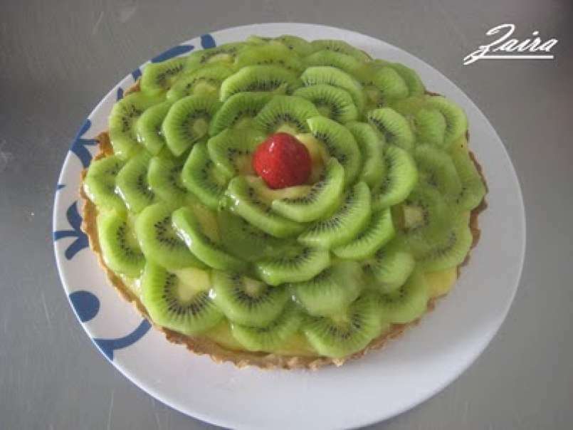 Tarta de kiwi con crema - foto 2