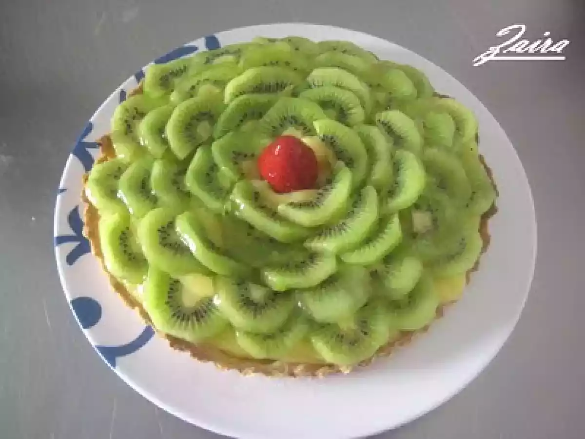 Tarta de kiwi con crema - foto 2