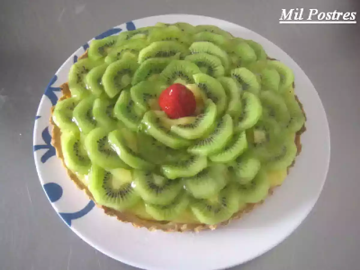 Tarta de kiwis