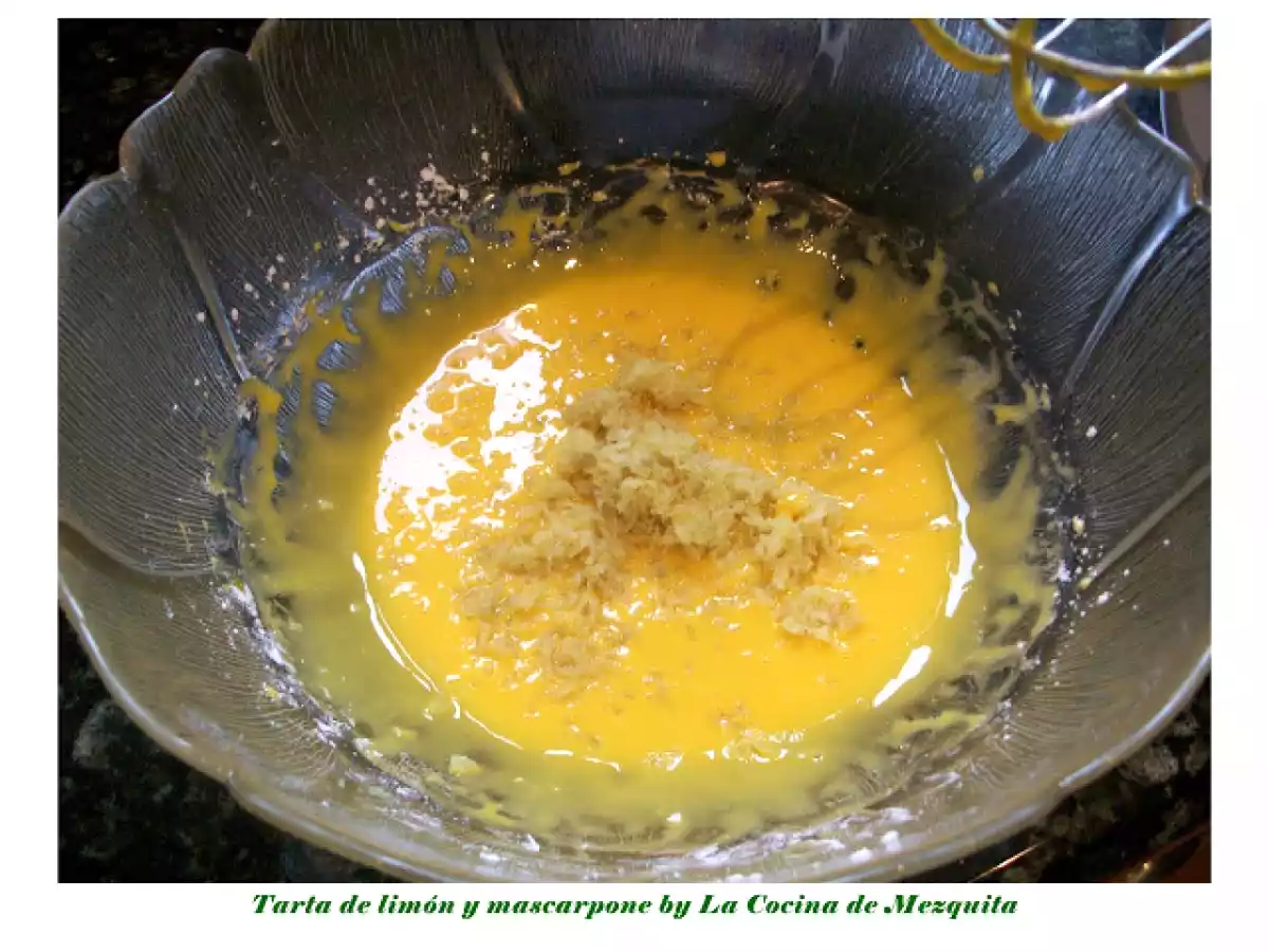 Tarta de limón y mascarpone al horno - foto 4
